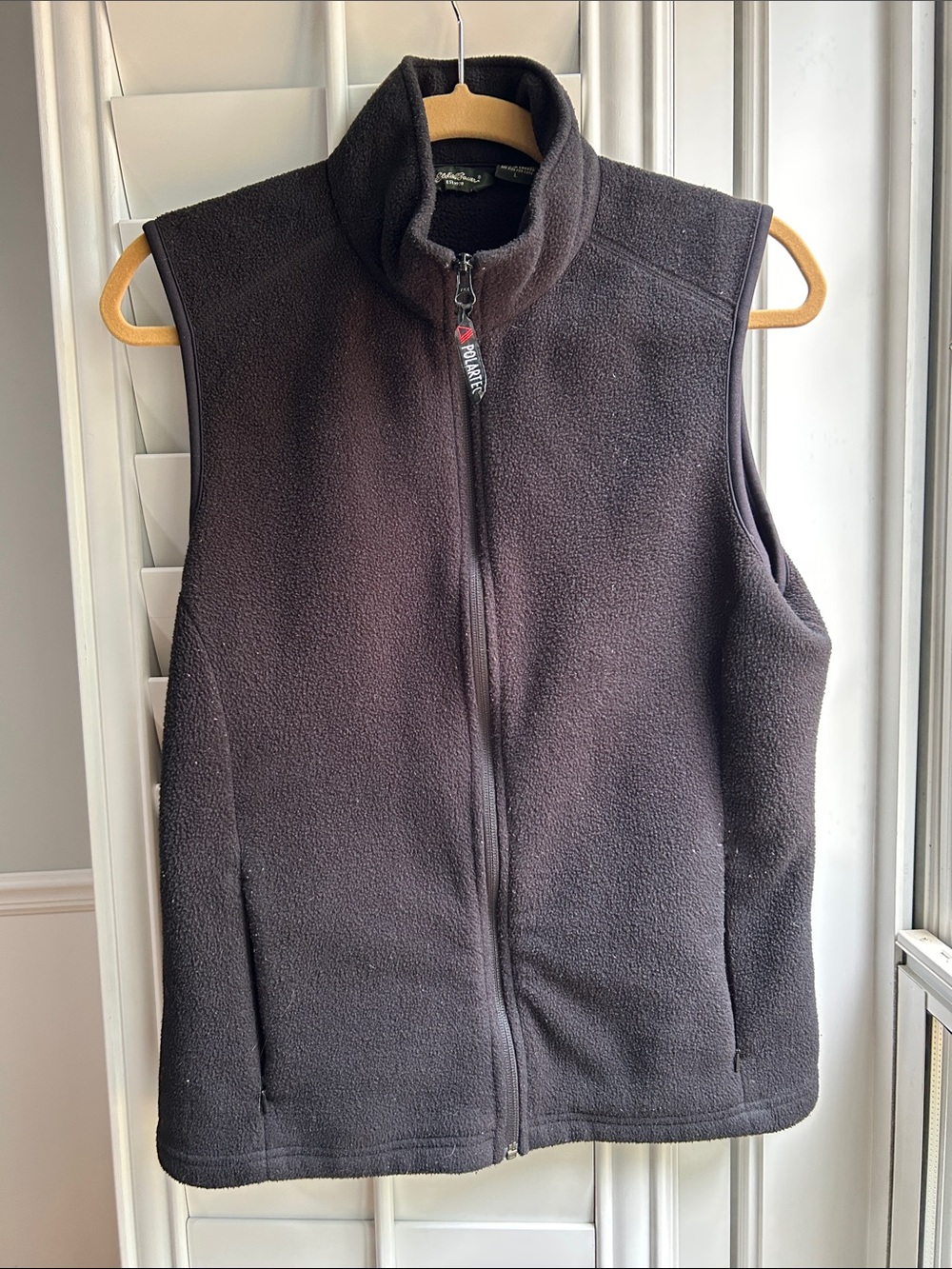 Eddie Bauer Black Fleece Vest